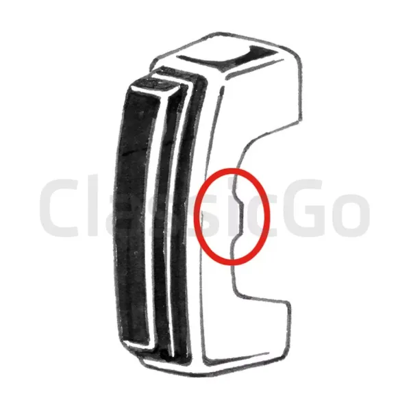 Stoßstangenhorn verchromt VW Käfer