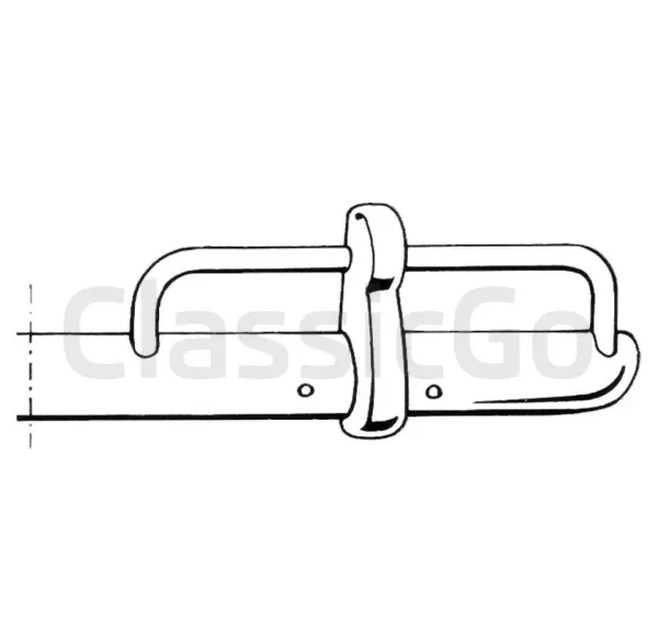Bügelstoßstange Hinten rund VW Käfer