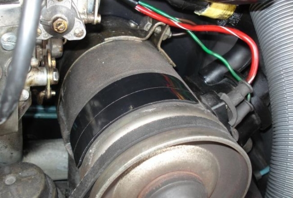 Abdeckung 12V Gleichstrom Lima Ø105mm - Käfer u.a. - 111 903 531
