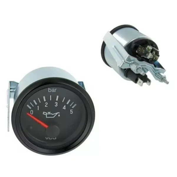 Öldruck Anzeige - 12V 5bar - Ø52mm - VDO - 'Cockpit International'