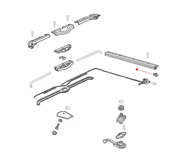 Schiebedach Halter Seitenleisten - Käfer - Bus T2 - Typ3 - 313 877 359