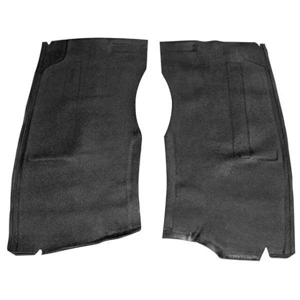Gummiteppich vorne Sitze - Bus 08/67-07/79 (Schwarz)