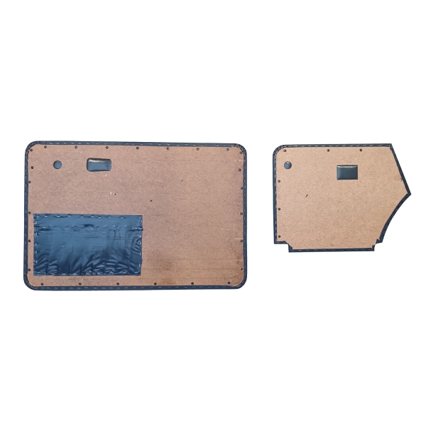 Türverkleidungssatz - Käfer Cabrio ab 08/72 - 113 898 320B - Blau