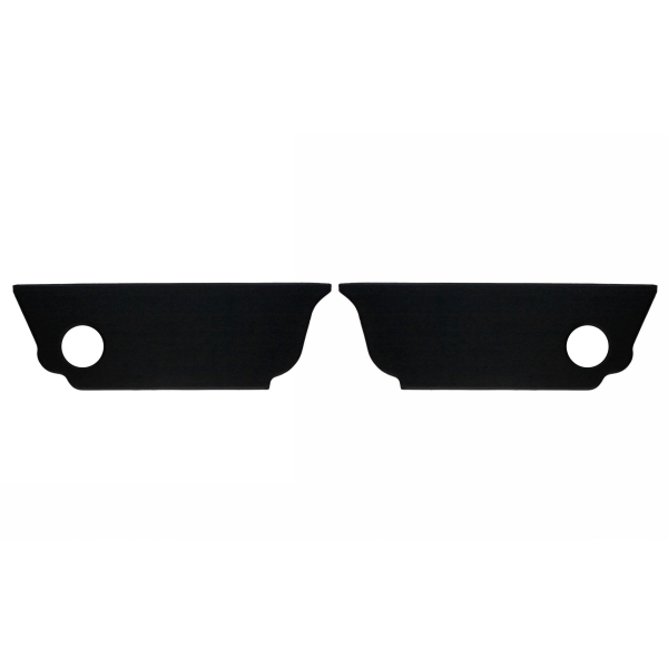 Fersenbretter für - Käfer 11/62- schwarz (Paar)