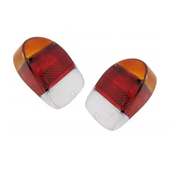 Rücklicht Glas Kunststoff - Paar - Käfer - 8/67-7/73 - 111 945 241 M