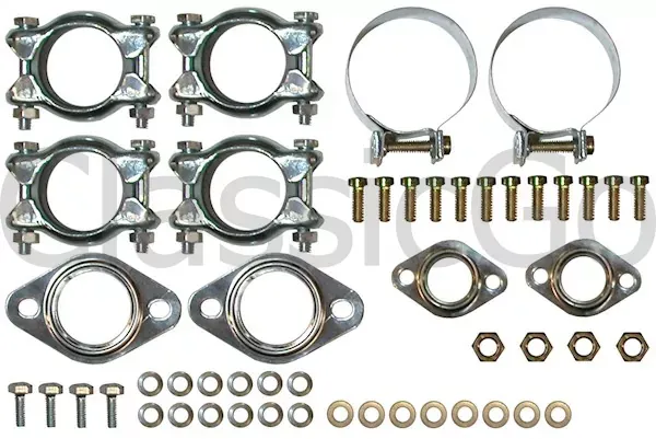 Montagesatz Komplett für den Käfer Auspuff