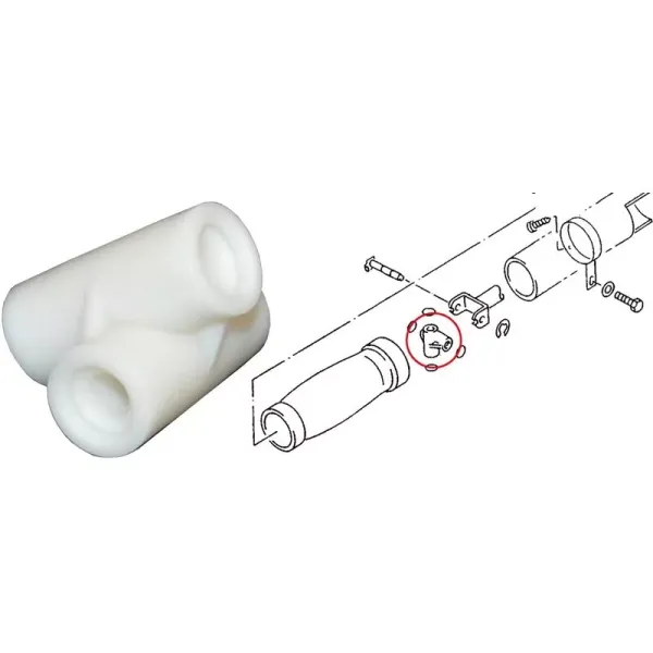 Kreuzgelenk für Schaltstange - Bus T3 ab 8/82 - 251 711 551