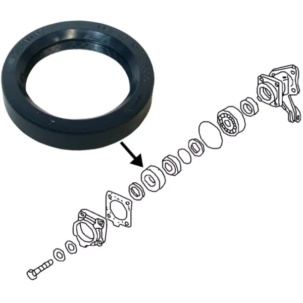 Dichtring Radlager hinten - Käfer u.a - 113501315H Dichtring Radlager hinten - Käfer u.a - 113501315H