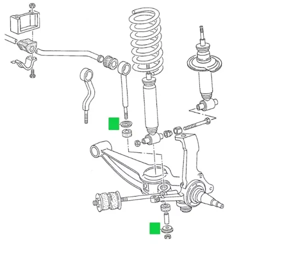 Stabilisator Pendelstütze Scheibe - Bus T3 - 8/84-7/92 - 171 512 337