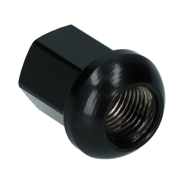 Radmutter Aluminium Schwarz - M14x1.5 - für VW + Porsche - 999 182 003 36