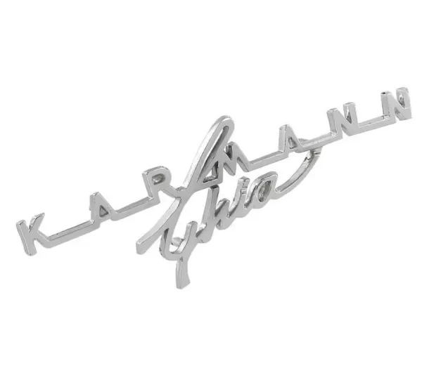 Armaturenbrett Emblem `Karmann Ghia` - Karmann Ghia ab 8/66 - 141 853 911