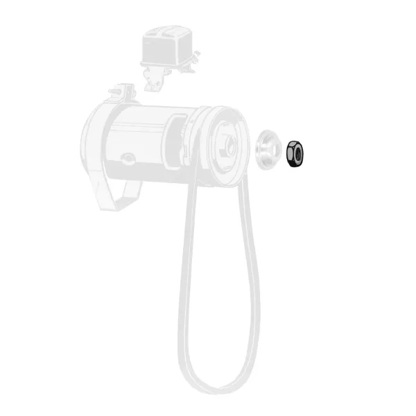 Riemenscheibe Generator Mutter - VW Typ 1 -Motor - 111 903 181 Riemenscheibe Generator Mutter - VW Typ 1 -Motor - 111 903 181