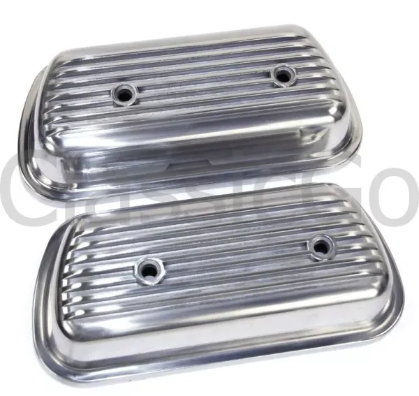 Aluminium-Ventildeckel Anschraubbar Paar 2 Stücke