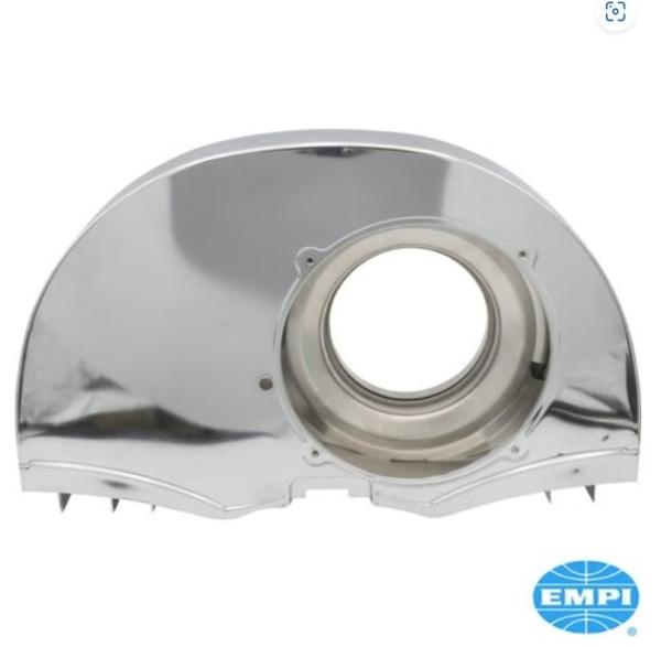 Kühlgebläsegehäuse Chrom o. Heizöffnung - EMPI - 36 PS Style - VW Typ1-Motor
