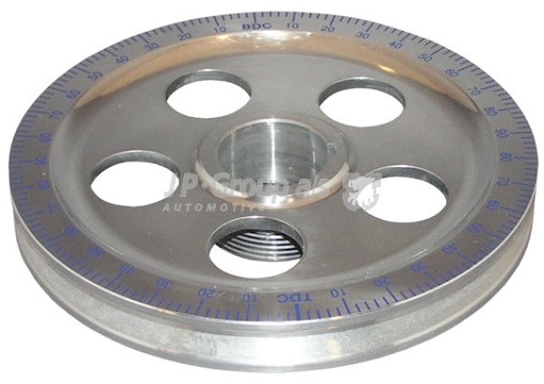 Riemenscheibe KW Alu gelocht - blaue Skala - Ø 170mm - Serie - 113 105 251G