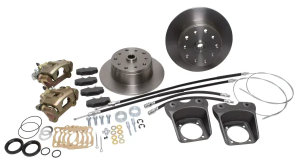 Bremsscheiben hinten Umbausatz De Luxe für VW Käfer Karmann Ghia und 356 Speedster Replika Bremsscheiben hinten Umbausatz De Luxe für VW Käfer Karmann Ghia und 356 Speedster Replika