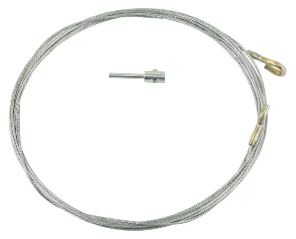 Gaszug 4.572mm Universal - Käfer u.a. - mit beiden Befestigungen und Klemmnippel