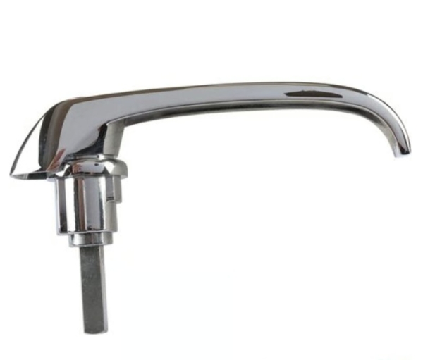 Schiebetürgriff - Bus T2 8/67-7/73 - Chrom mit Schlüssel - 211 843 703 H