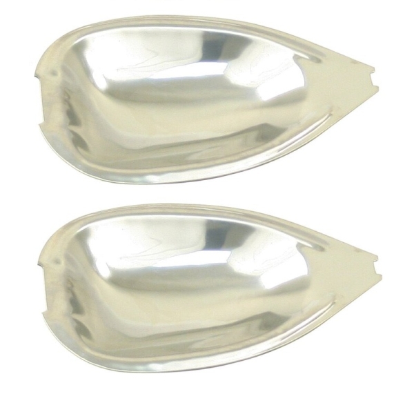 Türgriffschalensatz Edelstahl 2 Stück