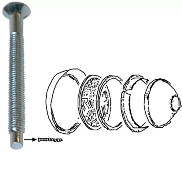 Schraube für den Scheinwerferring