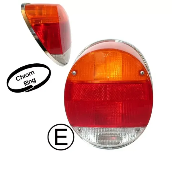 Rückleuchte HELLA m Chromring 'Ultima Edition Style' - Käfer ab 8/72 - 113 945 097