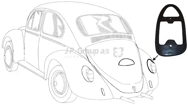 Dichtung Rückleuchte rechts VW Käfer