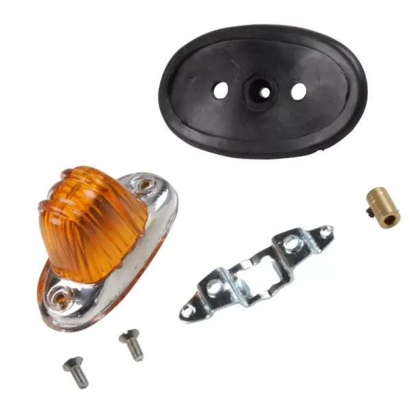 Seitenblinker m. Chromfuß passend für VW Käfer Karmann und VW Bus Seitenblinker m. Chromfuß passend für VW Käfer Karmann und VW Bus