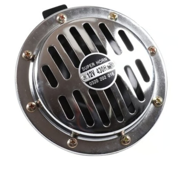 Hupe 12 Volt - Bosch Style - Chrom - für Käfer, Karmann u.a.