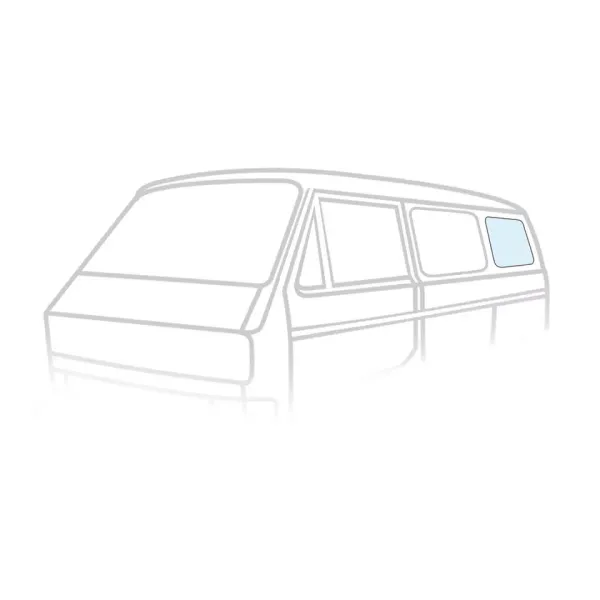 Seitenfensterscheibe hinten VW Buis T3