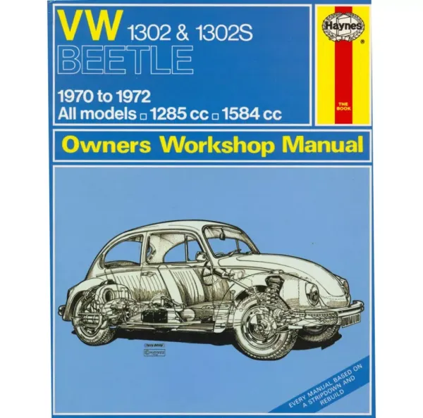 Haynes Manual Käfer 1302-Käfer 1302S