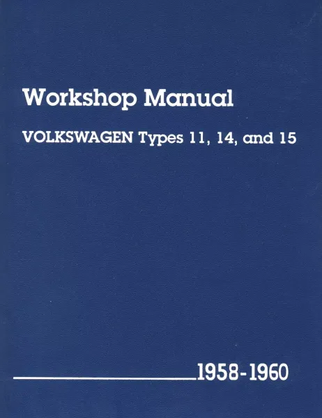 Bentley Buch - Reparaturanleitung technisch Typ 11/14/15 - 1958-60 (Englisch)