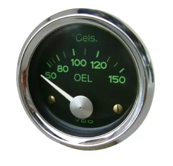 Öltemperaturanzeige VDO Ø52mm Neu im Design der Porsche 356 Instrumente Öltemperaturanzeige VDO Ø52mm Neu im Design der Porsche 356 Instrumente