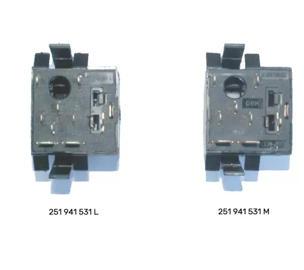 Unterschied zwischen den 2 Lichtschaltern für den VW Bus T3