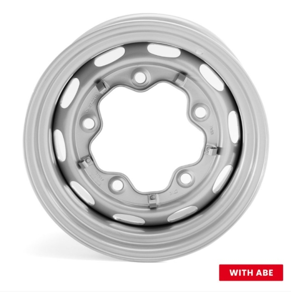 Stahlfelge VW 4.5x15'' - 5x205 - ET 25 - Silber - mit ABE