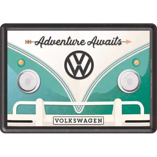 VW Blechpostkarte VW Blechpostkarte