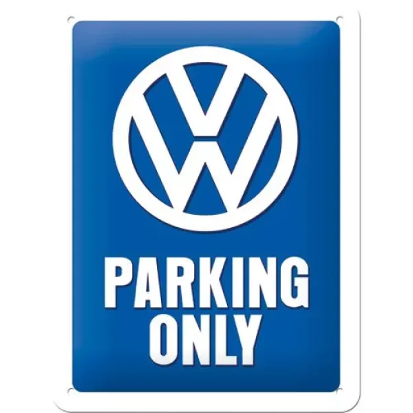 VW Blechschild