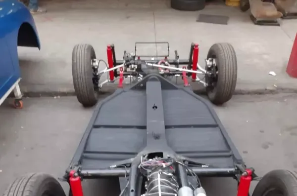 Stoßfängerhalter vorn Adapter - 356 Speedster Replika - Satz 2 Stück - schwarz