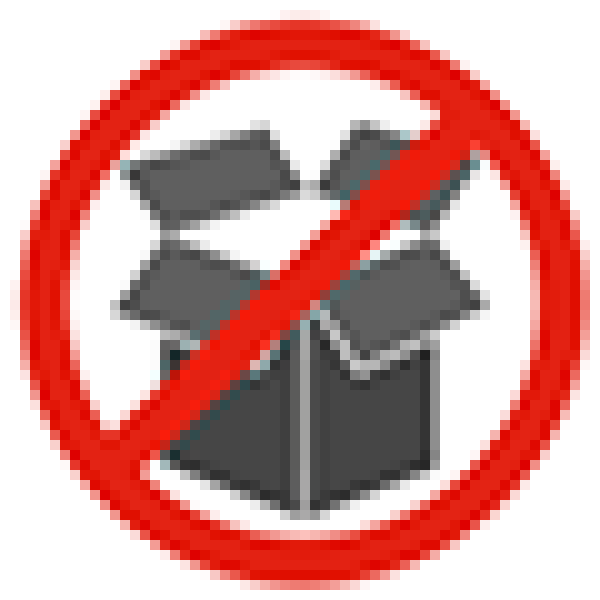 Sonderversand aufgrund der Abmessungen