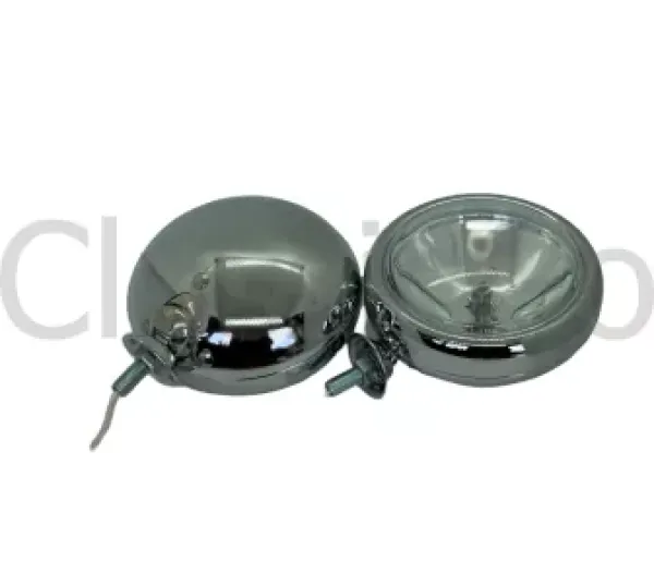 Fernscheinwerf H3 Chrom mit 100mm Lichtscheibe Fernscheinwerf H3 Chrom mit 100mm Lichtscheibe