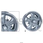 Alufelge GT-5 Hochglanz silber