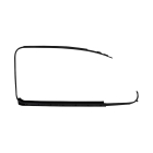 Türzierrahmen + Dichtung schwarz - Käfer 08/64- rechts / Deutsch