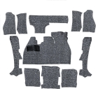 Teppichsatz Grau - Käfer 1303 Cabrio - Bouclé - 34F 132 240 7