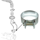 Schelle Wärmetauscher zum Auspuff 51 mm HJS - Käfer Bus und Co. - 113 255 341