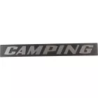 Emblem 'Camping' für die Heckklappe des VW Bus T3 Camper Westfalia