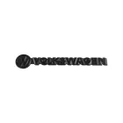 Volkswagenschriftzug schwarz für den VW Bus T3