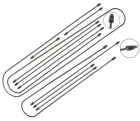 Bremsleitungssatz 2-Kreis - Bus T1 - 8/66-7/67 - 211 698 001D