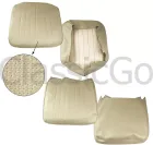 Sitzbezug vorne Basket Weave 'Creme' passend für den VW Bus T2