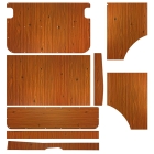 Innenverkleidungssatz Westfalia Helsinki - Bus T2 08/67-07/79 - 8-teilig