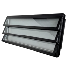 Lamellenfenster Westfalia - Knopf links - Bus T3 Camper - Schwarz