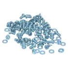 Schraube 6x10mm m. Schlitz + U-Scheibe - 50 Stück - VW Typ1-Motor - N 010 710 8